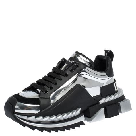 dolce gabbana silver sneakers|Dolce & Gabbana sneakers farfetch.